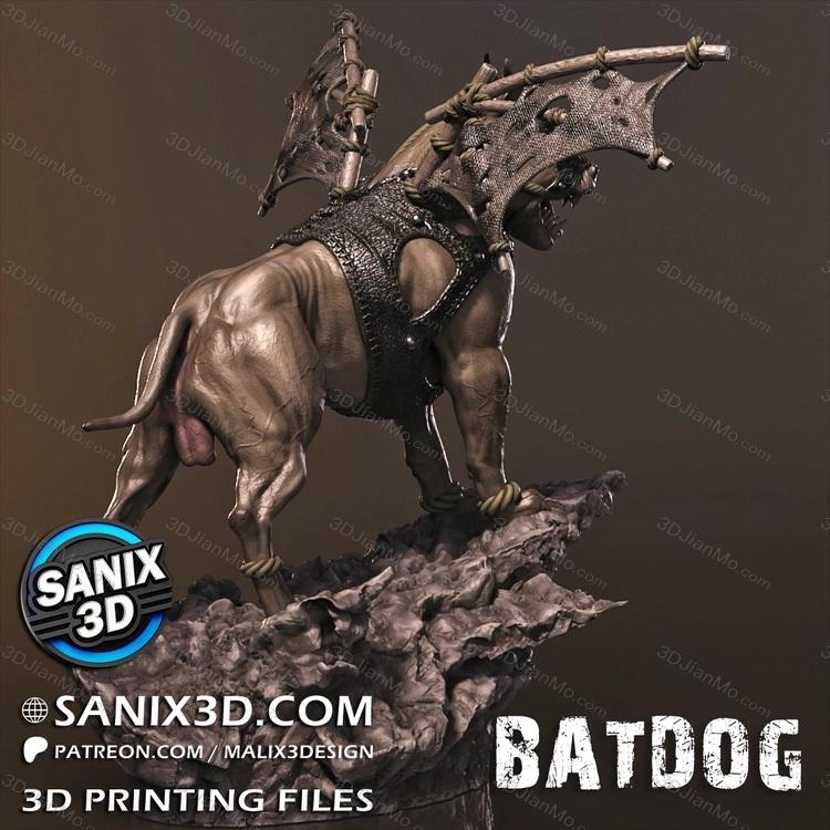 Sanix3d DC漫画 蝙蝠狗