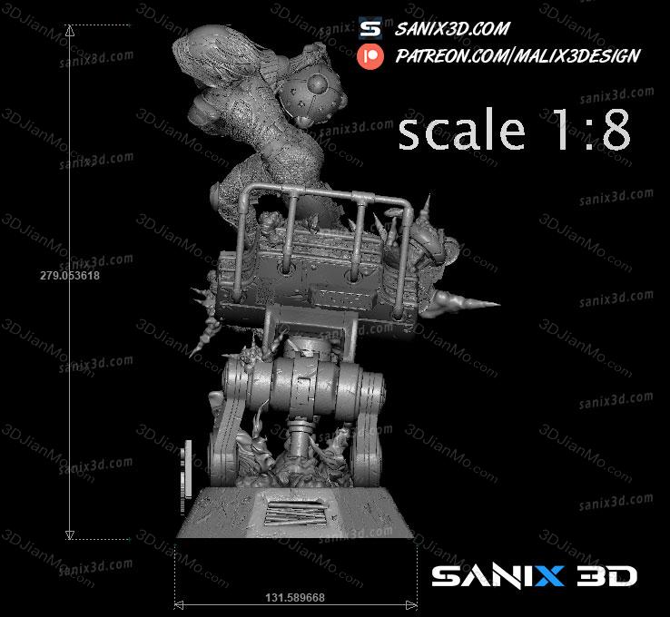 Sanix3d 战斗天使 阿丽塔