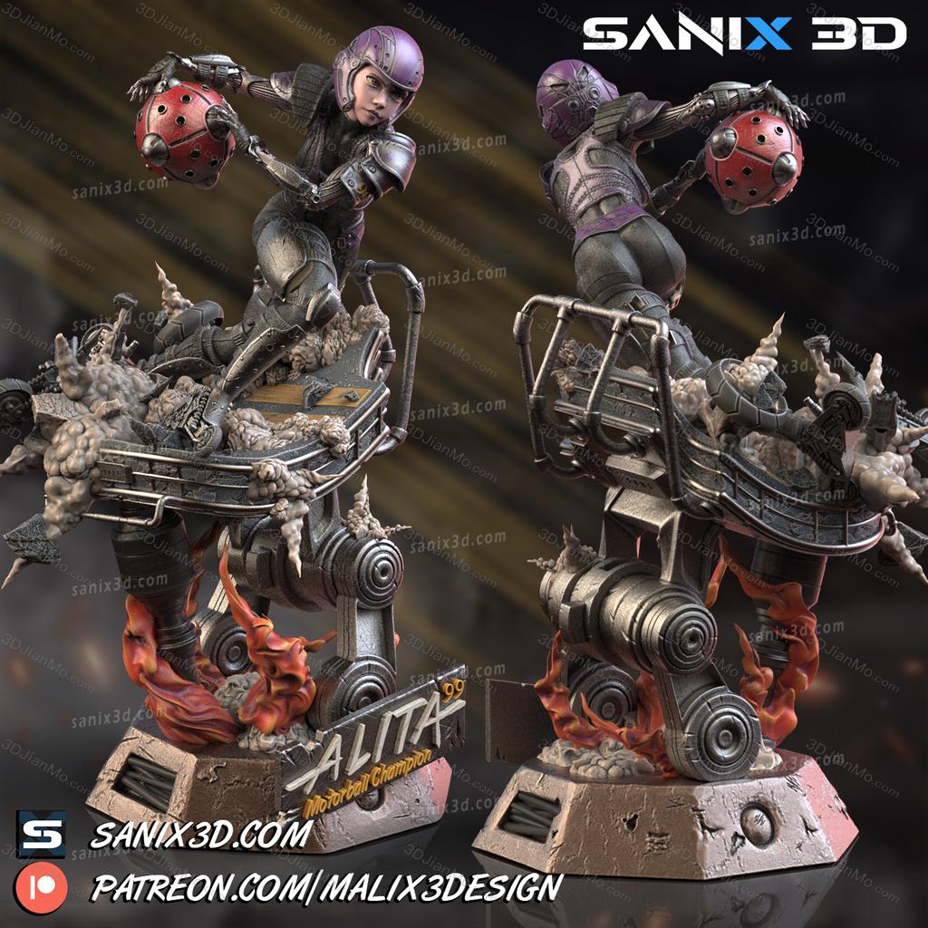 Sanix3d 战斗天使 阿丽塔