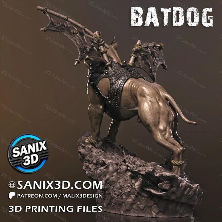 Sanix3d DC漫画 蝙蝠狗