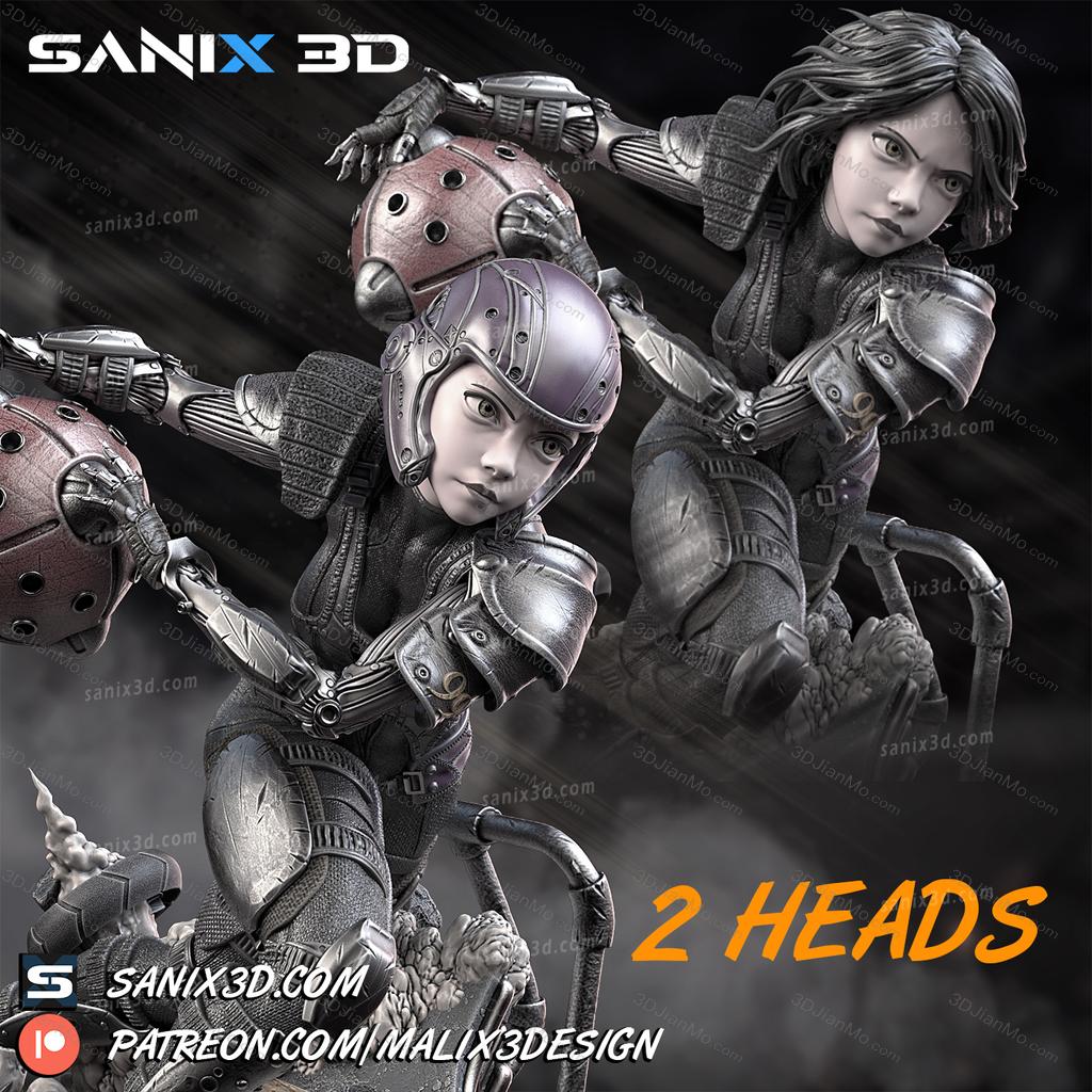 Sanix3d 战斗天使 阿丽塔