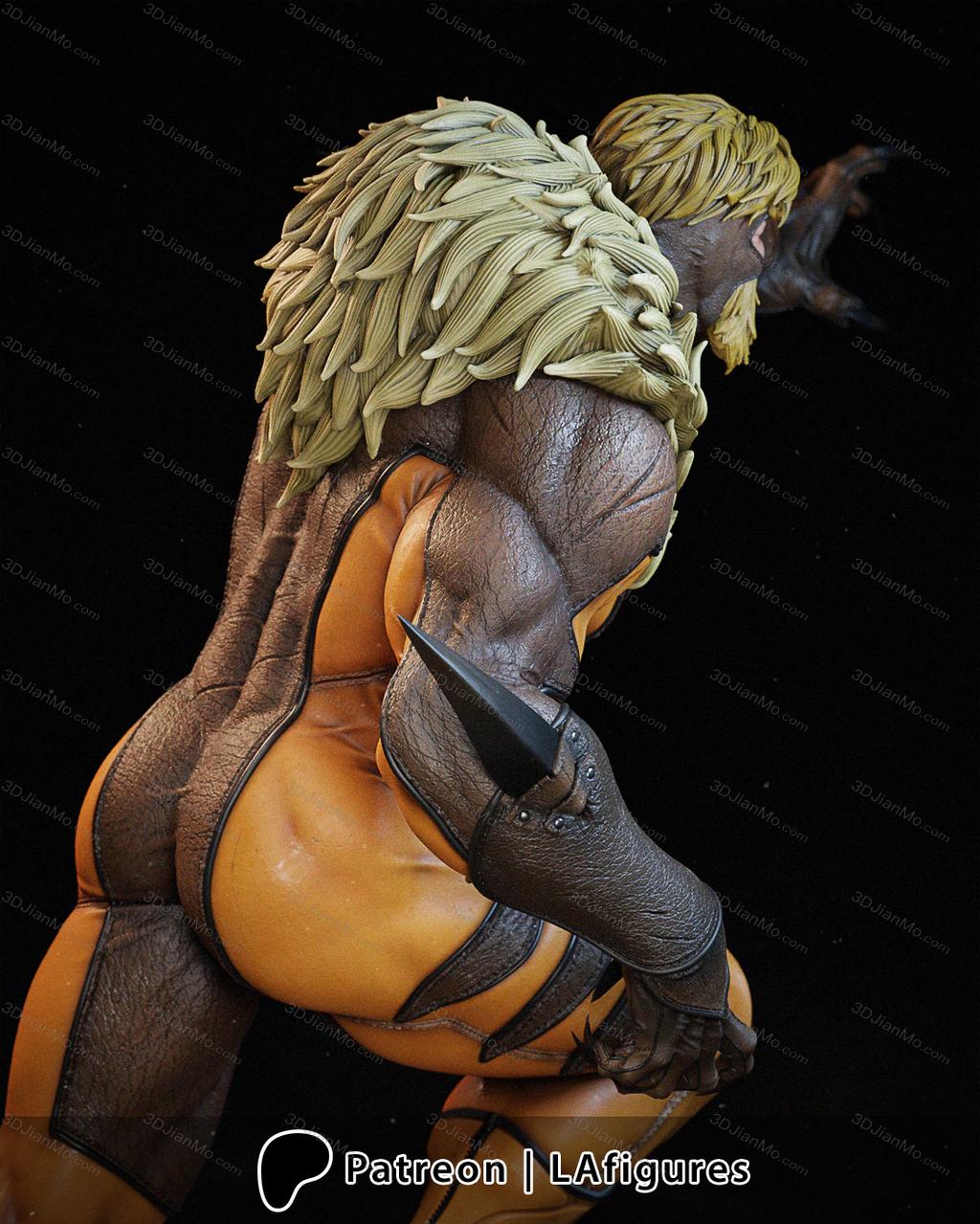L.A Figures 漫威 铁拳 剑齿虎
