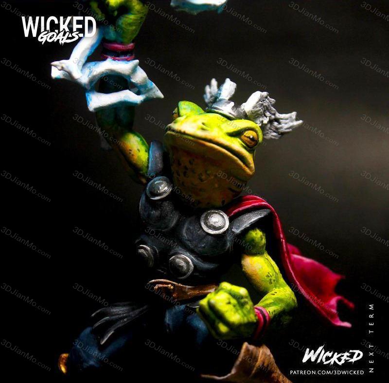 3DWicked 漫威 青蛙雷神