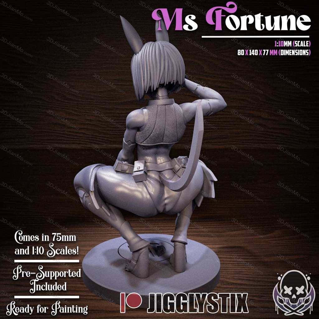 Jigglystix 骷髅女孩 财富小姐