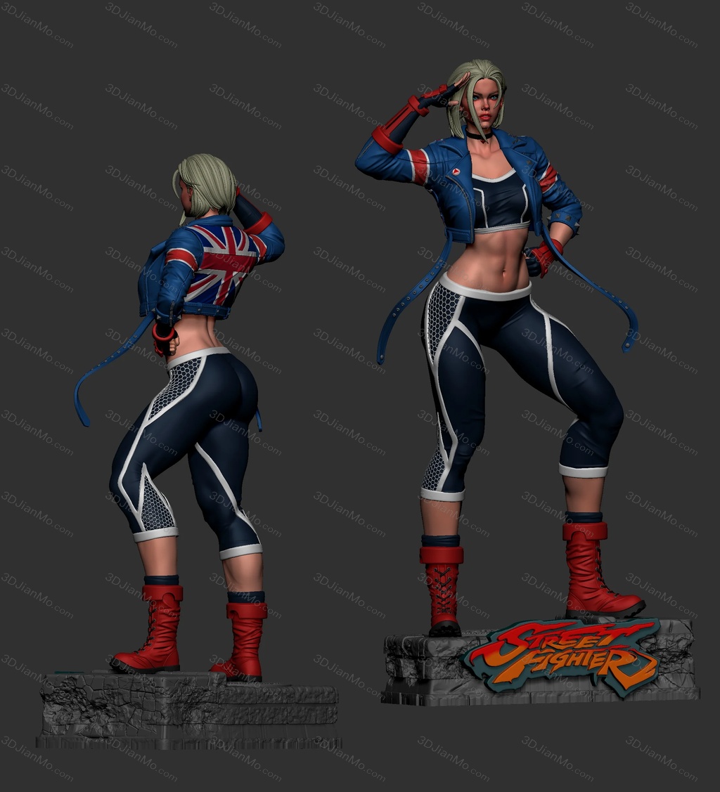 BrunoArt3D 街头霸王 嘉米