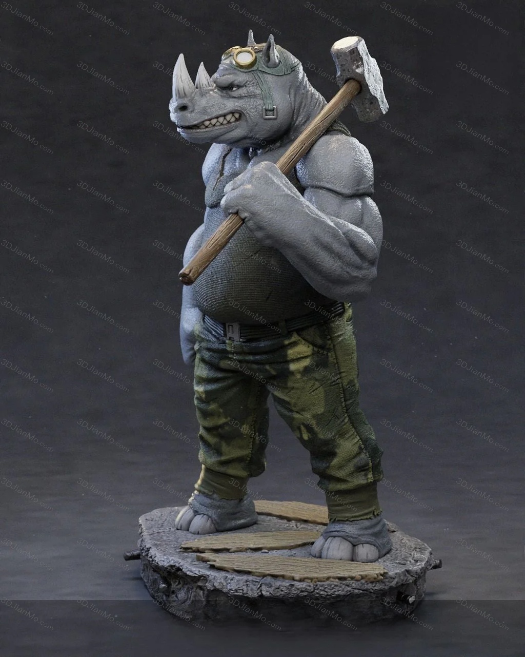 L.A Figures 忍者神龟 犀牛人