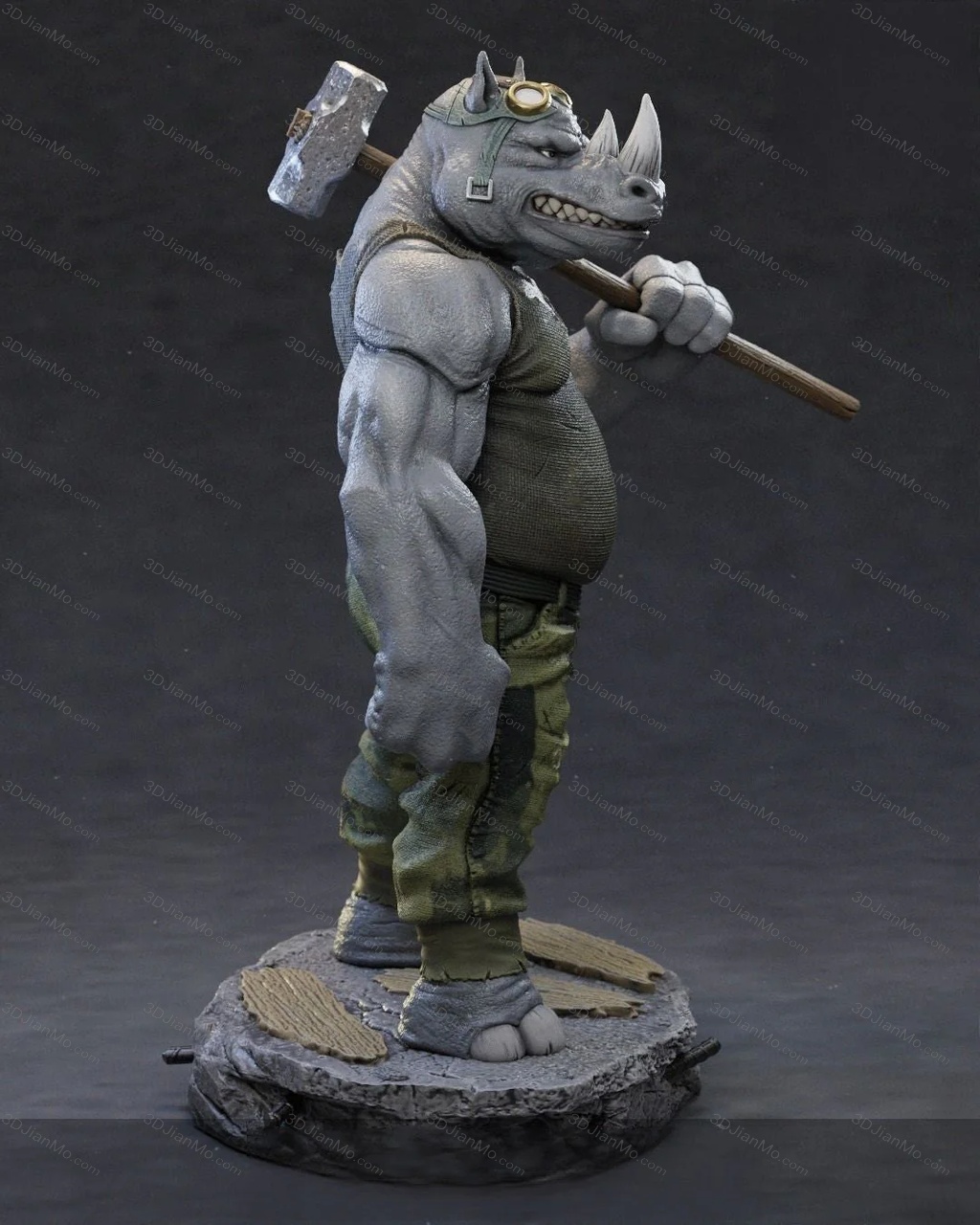 L.A Figures 忍者神龟 犀牛人
