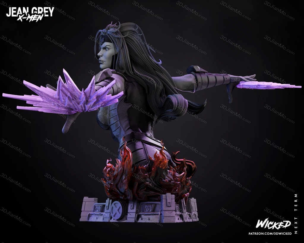 3DWicked 漫威 X战警 琴·葛蕾