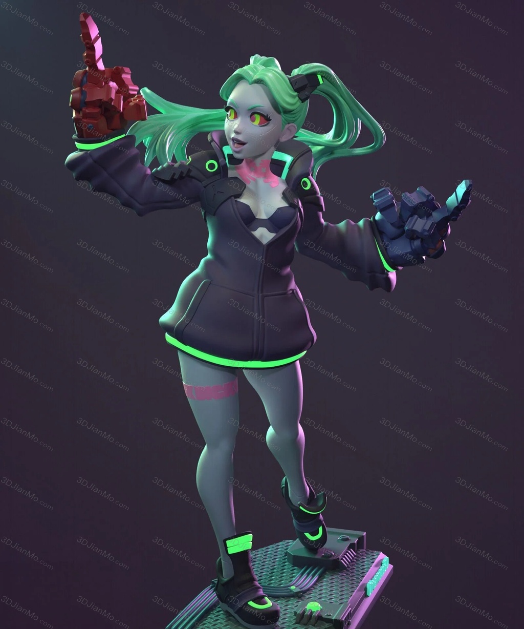 Dinamuuu 3D 边缘行者 丽贝卡
