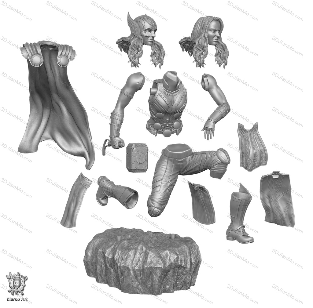 Marco Art 漫威 雷神托尔和简·福斯特