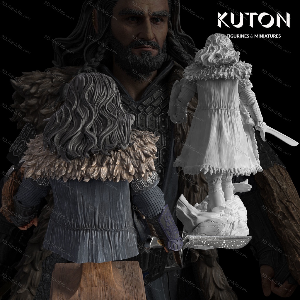 KUTON 霍比特人 矮人索林·橡木盾
