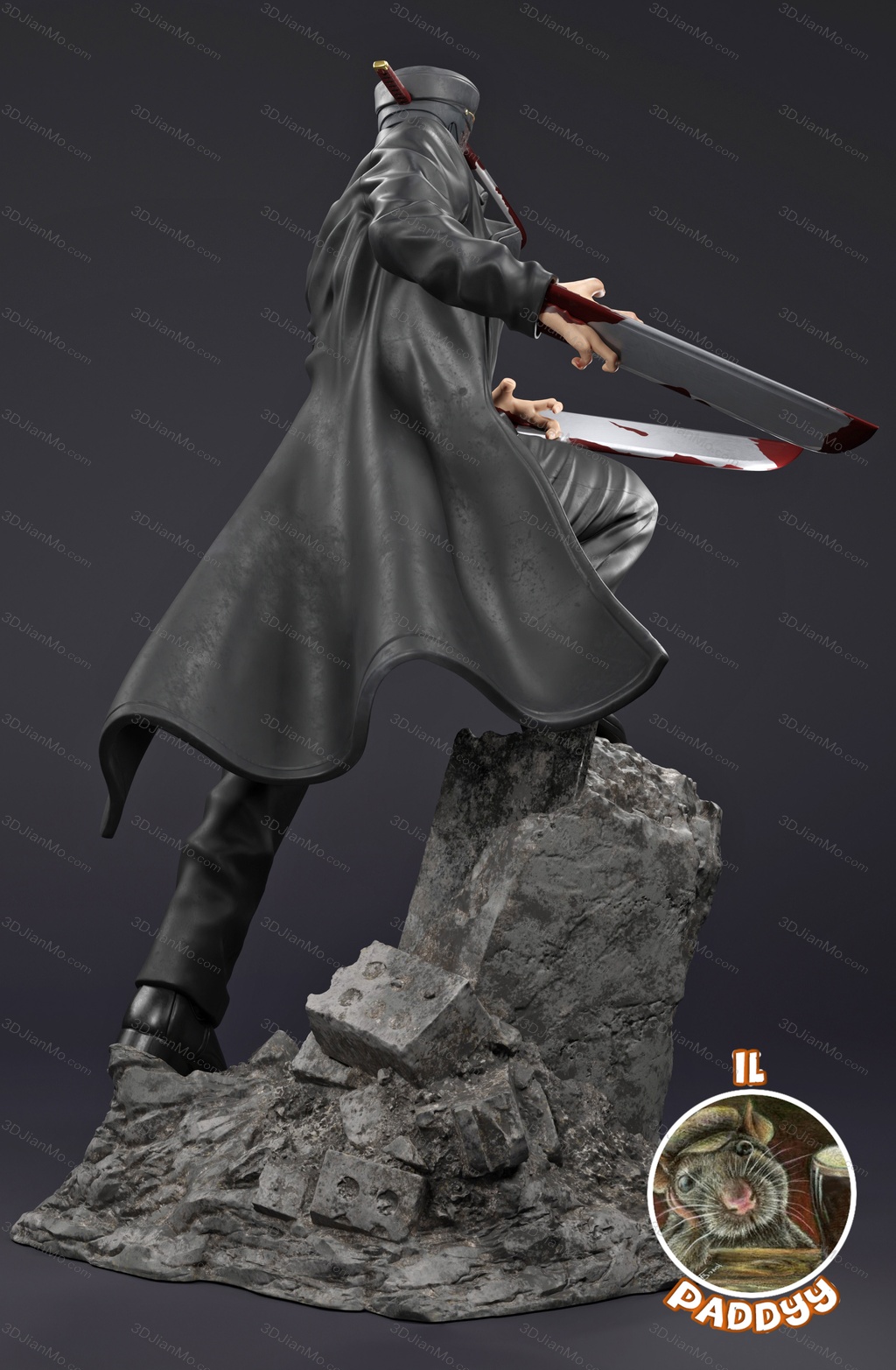 Il_Paddyy 链锯人 武士刀 刀男