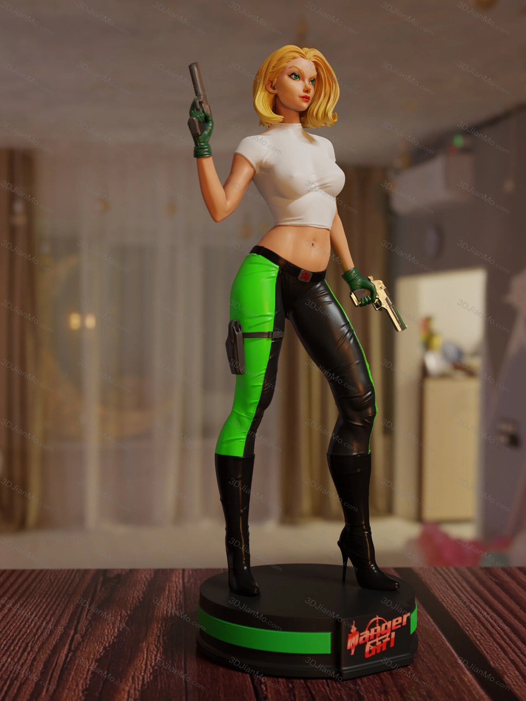 BrunoArt3D 危险女孩 艾比·琪丝