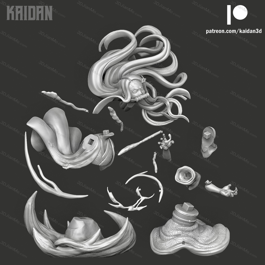 Kaidan 鬼灭之刃灶门祢豆子半身像