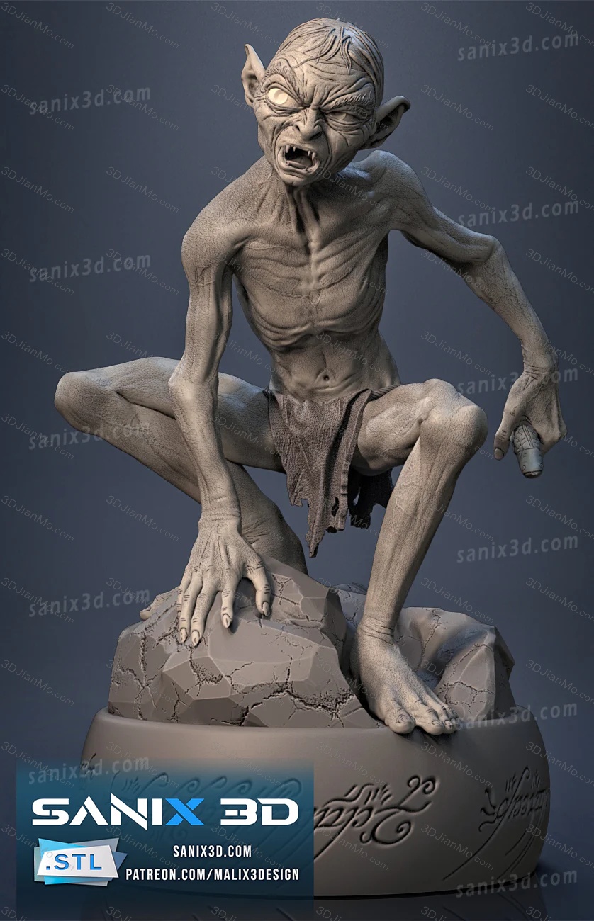 Sanix3d 指环王 咕噜