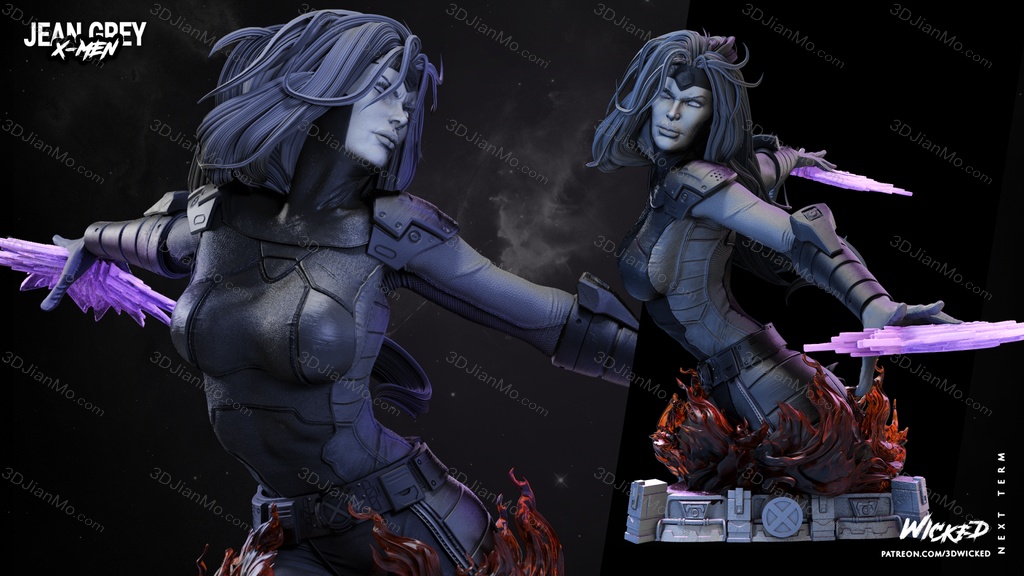 3DWicked 漫威 X战警 琴·葛蕾