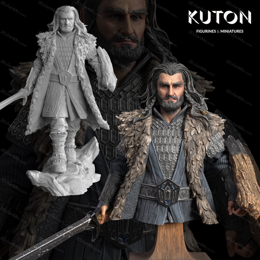 KUTON 霍比特人 矮人索林·橡木盾