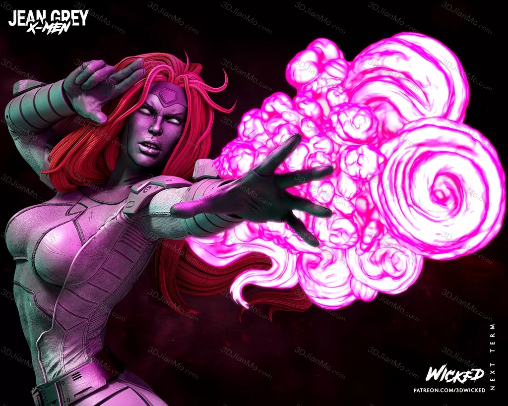 3DWicked 漫威 X战警 琴·葛蕾