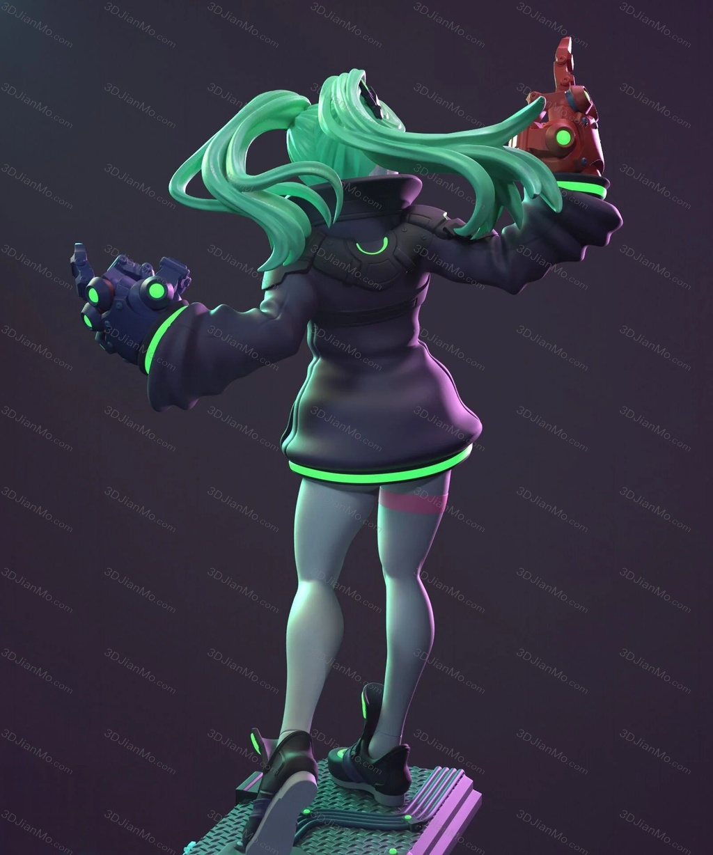 Dinamuuu 3D 边缘行者 丽贝卡