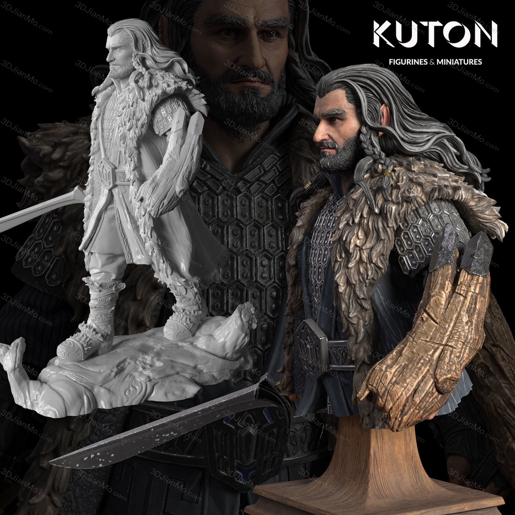 KUTON 霍比特人 矮人索林·橡木盾
