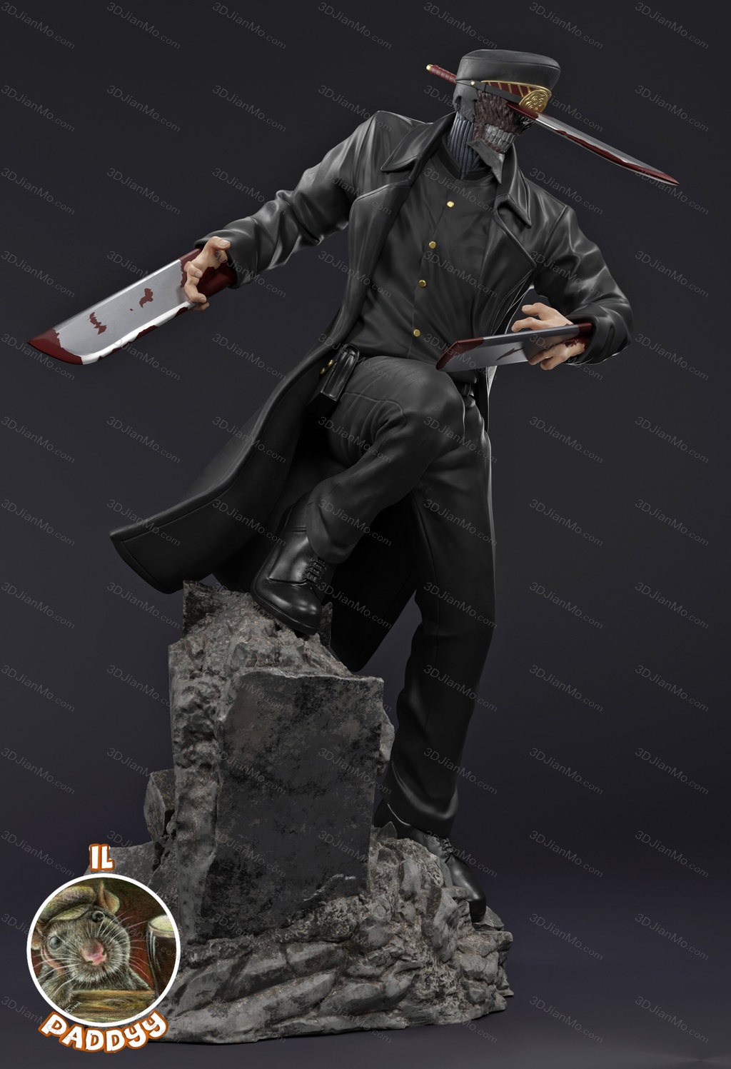 Il_Paddyy 链锯人 武士刀 刀男