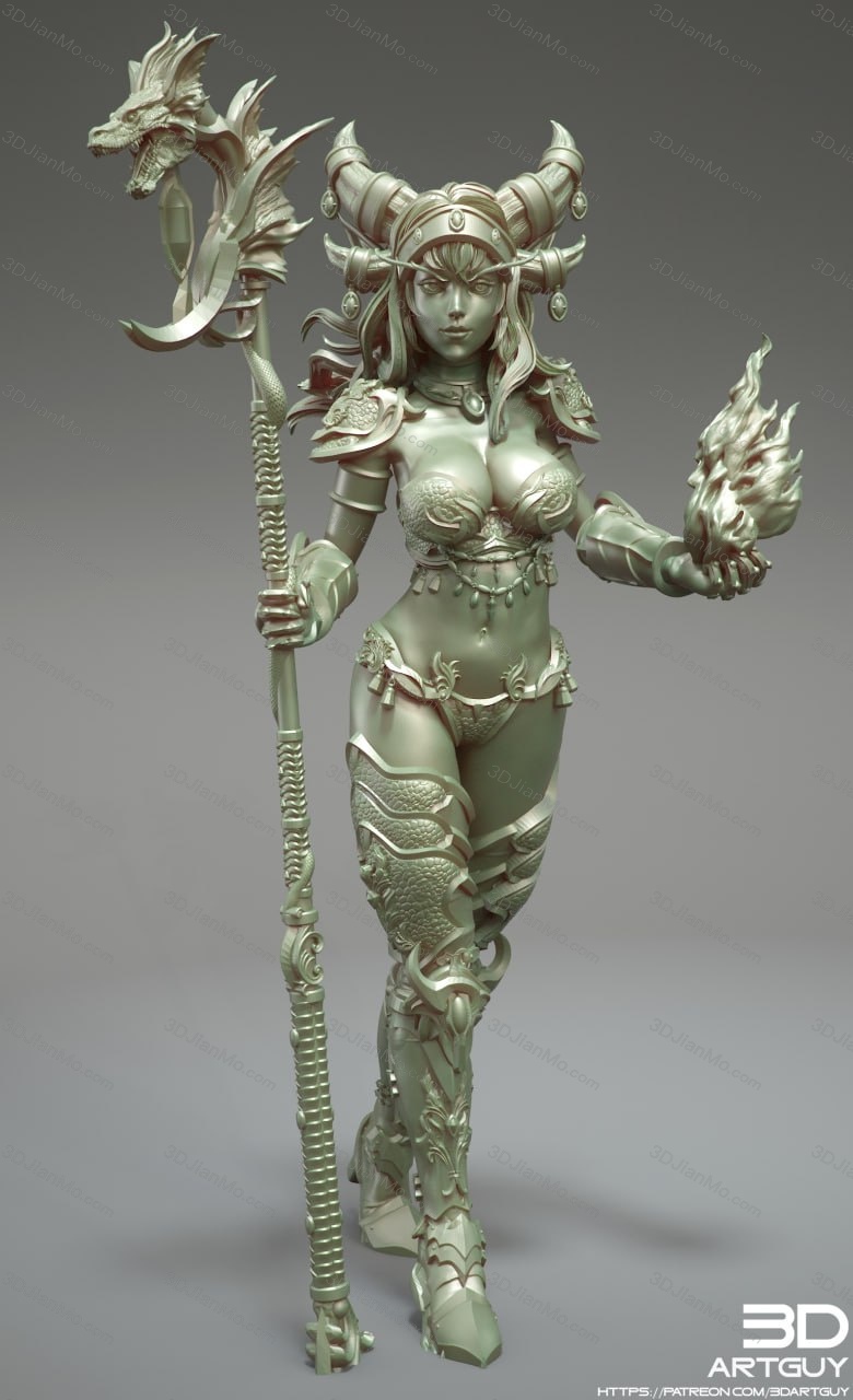 3DArtGuy 神龙女王