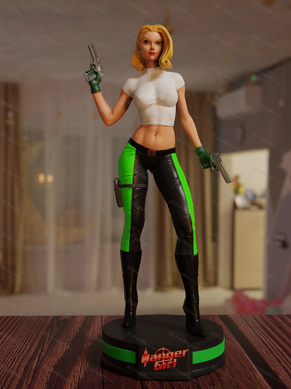BrunoArt3D 危险女孩 艾比·琪丝