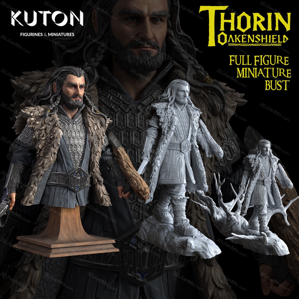 KUTON 霍比特人 矮人索林·橡木盾