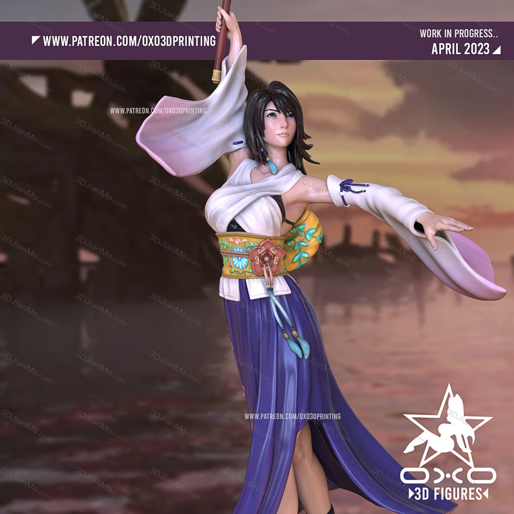OXO3D 最终幻想 尤娜