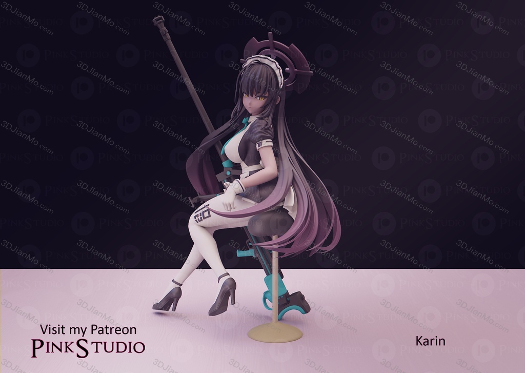 Pink Studio 蔚蓝档案 角楯花凛