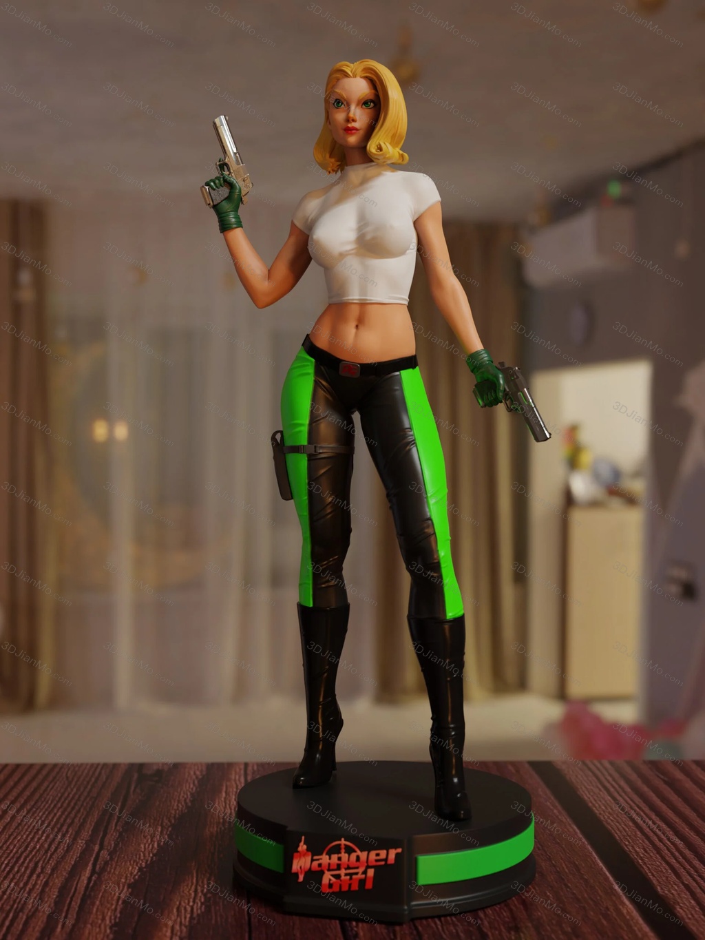 BrunoArt3D 危险女孩 艾比·琪丝