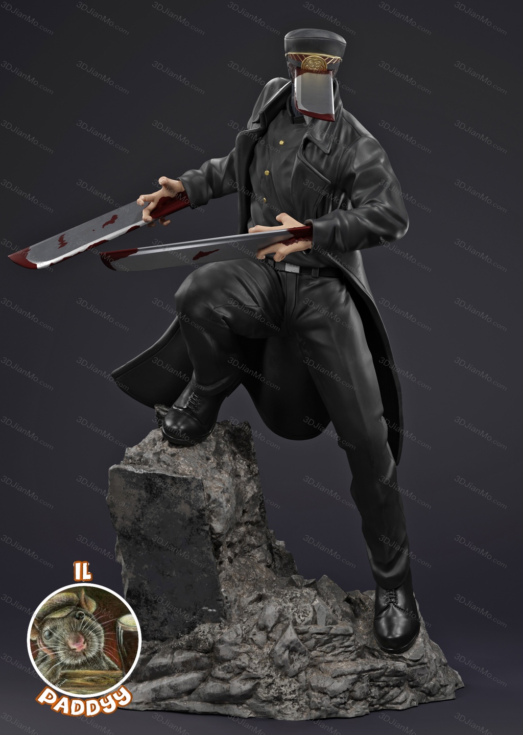 Il_Paddyy 链锯人 武士刀 刀男