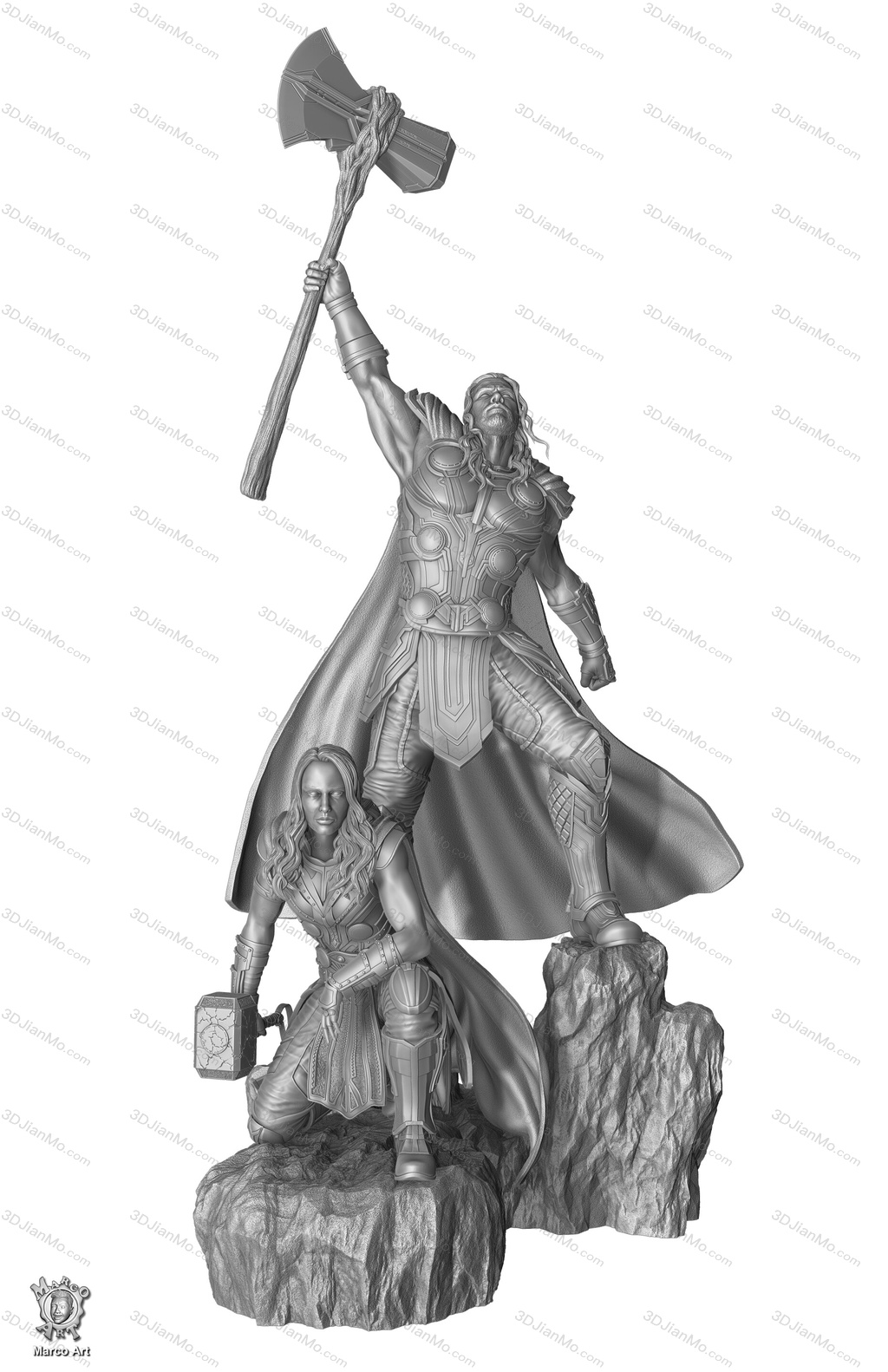 Marco Art 漫威 雷神托尔和简·福斯特