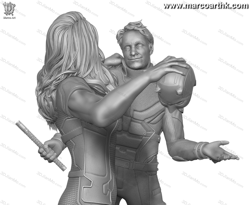 Marco Art 漫威 女绿巨人和夜魔侠