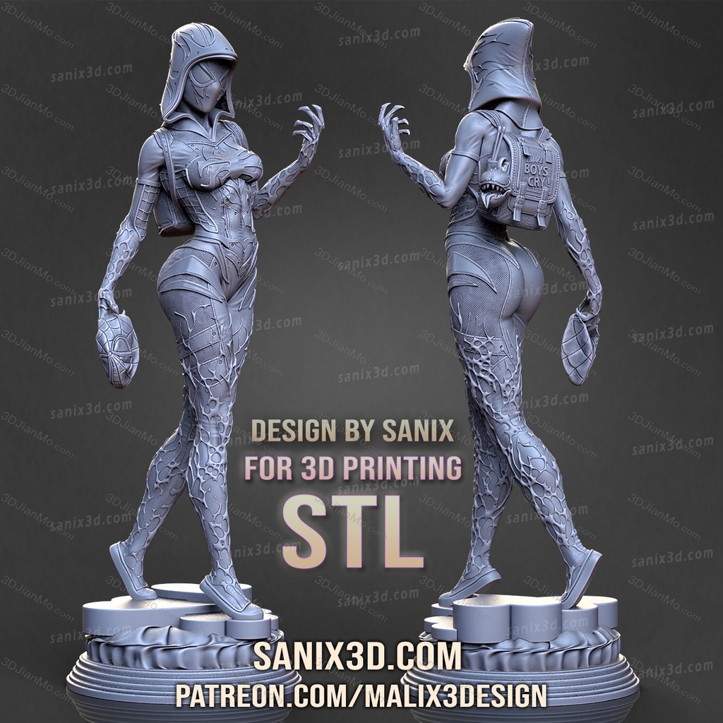 Sanix3d 漫威 蜘蛛格温