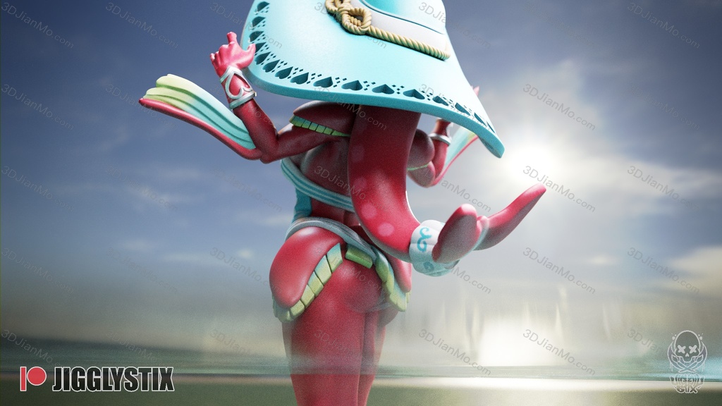 Jigglystix 塞尔达传说 海滩女郎米法