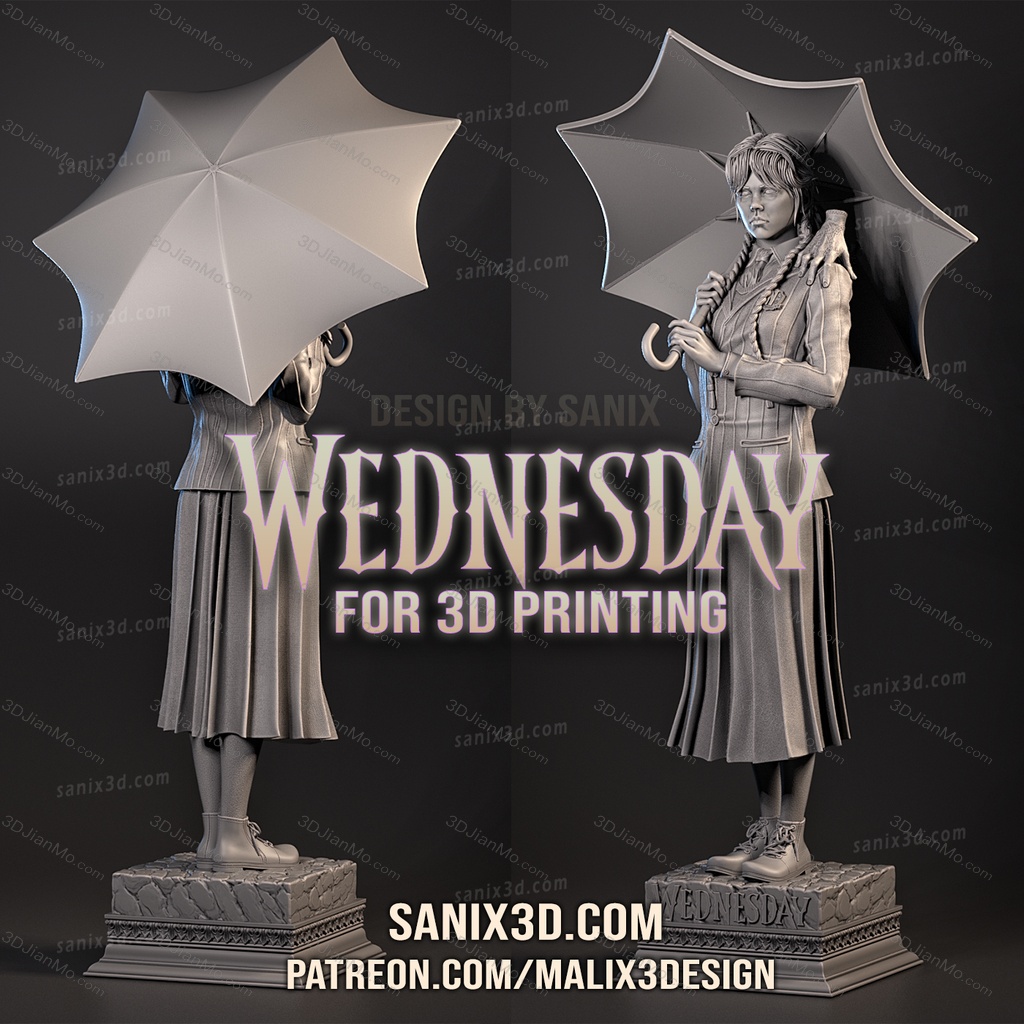 Sanix3d 亚当斯一家 星期三