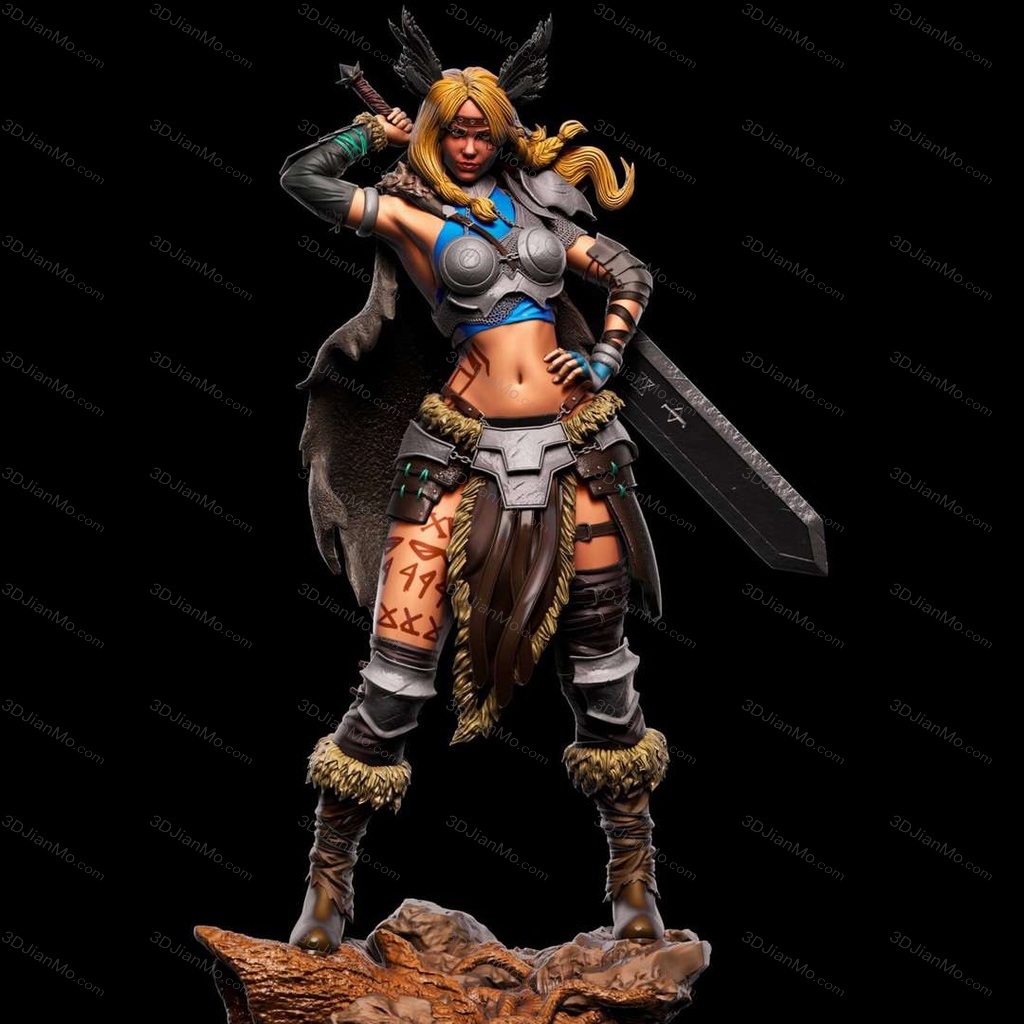 BrunoArt3D 女战士