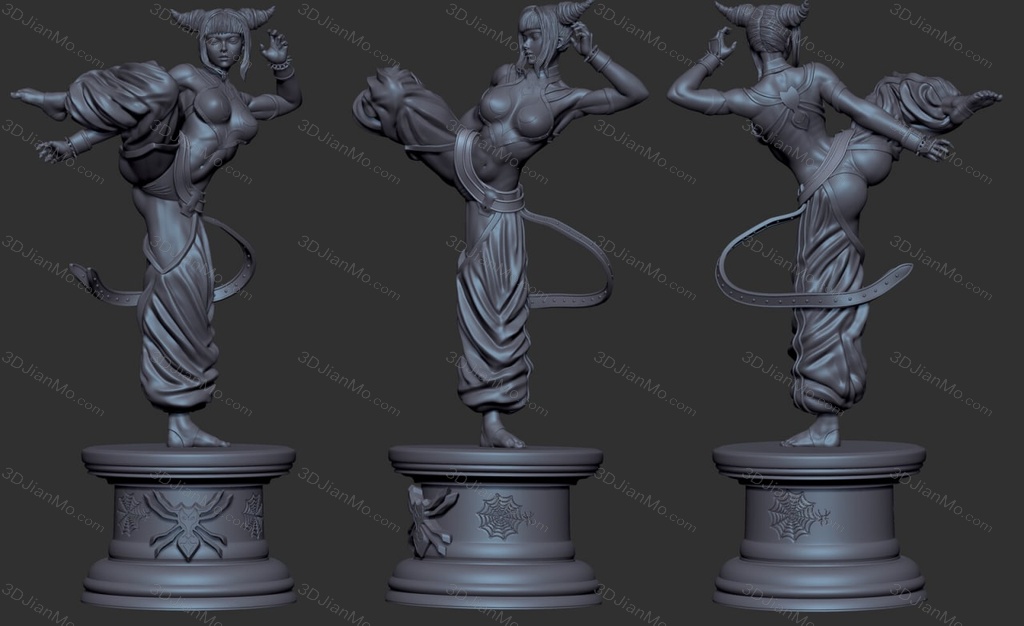 BrunoArt3D 街头霸王 朱莉