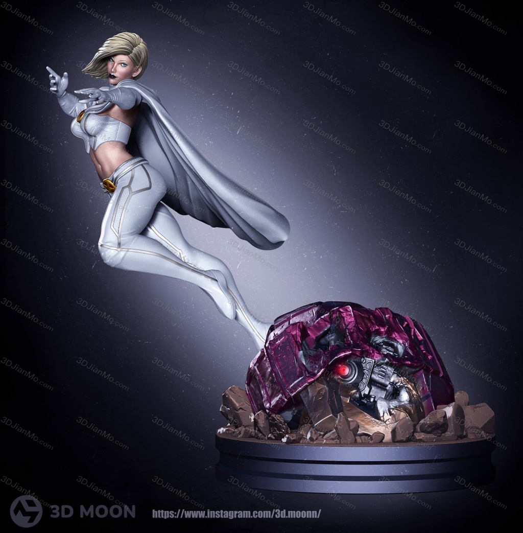 3Dmoonn 漫威 X战警 白皇后