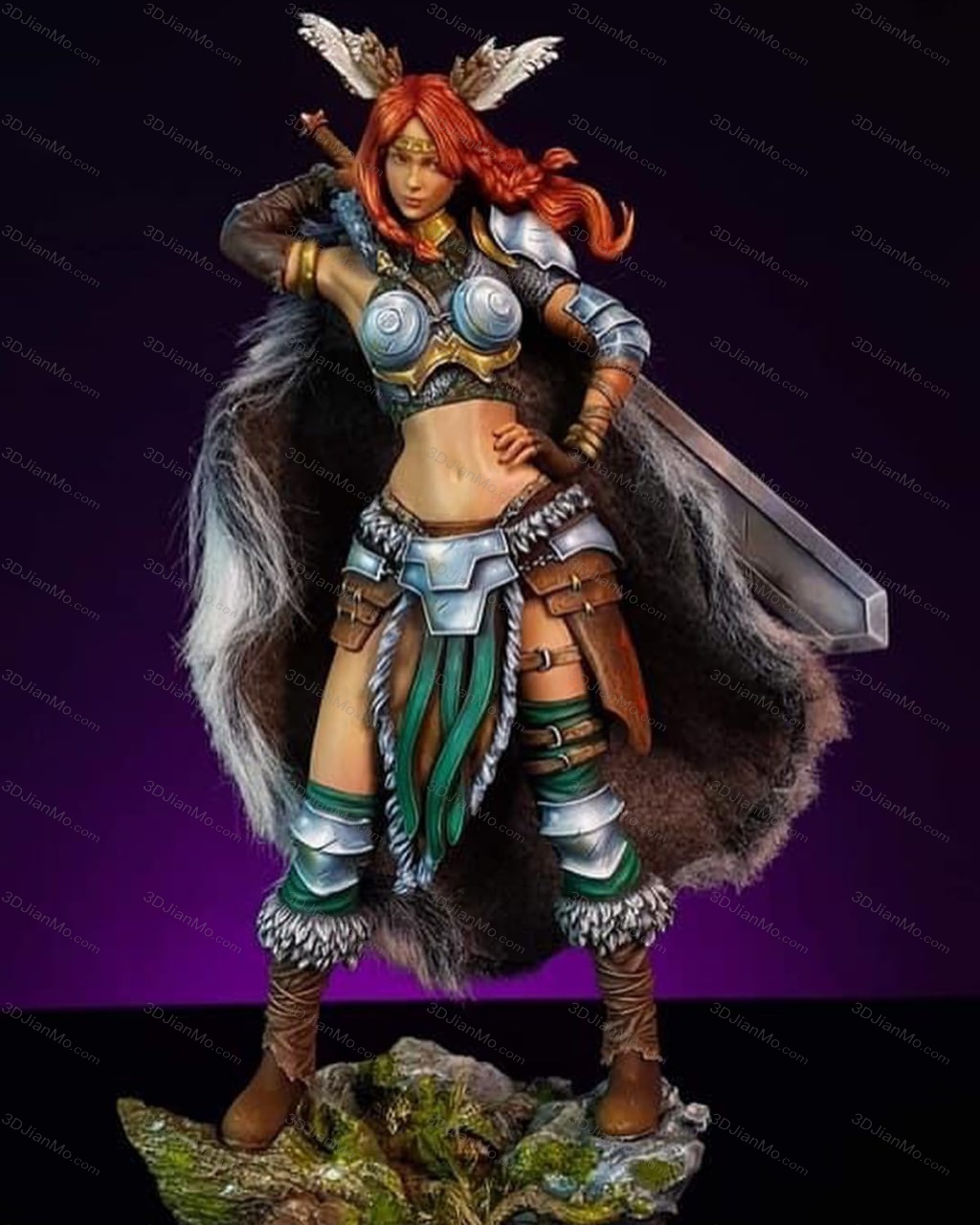 BrunoArt3D 女战士