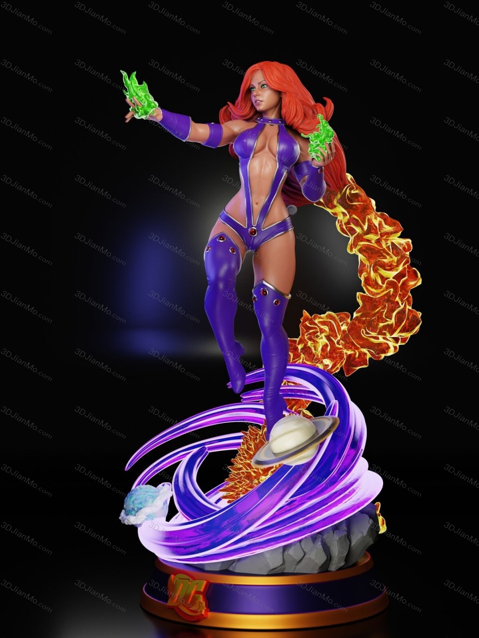 BrunoArt3D DC漫画 泰坦 星火