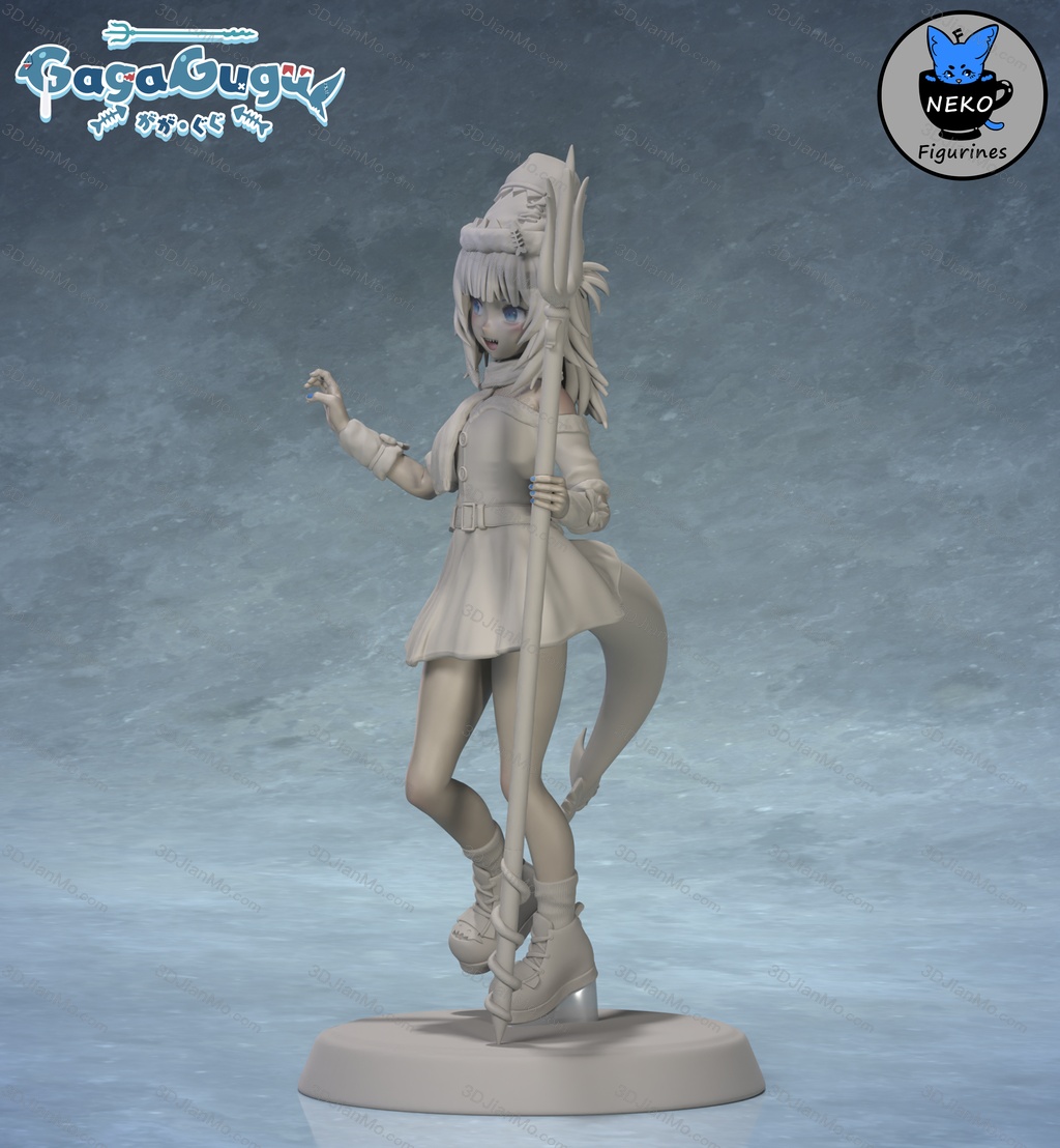 Neko Hololive 鲨鱼娘噶呜古拉