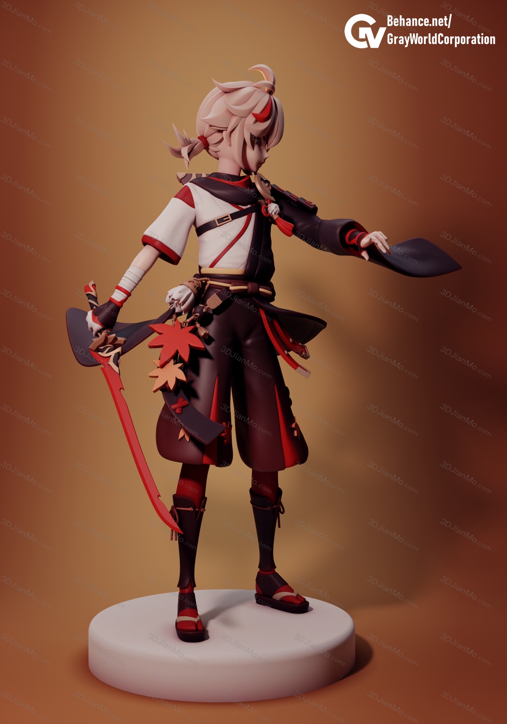 GrayWorld 原神 浪人武士枫原万叶