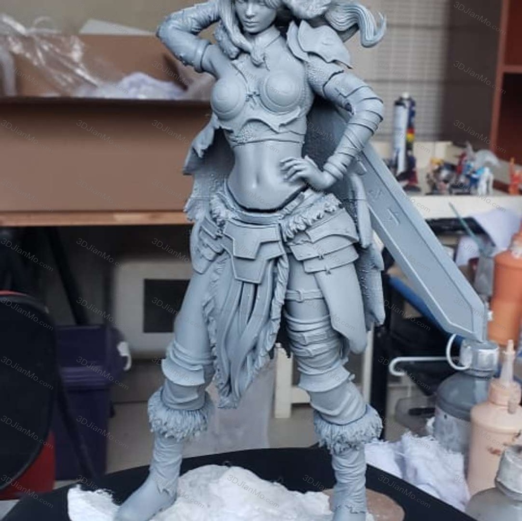 BrunoArt3D 女战士