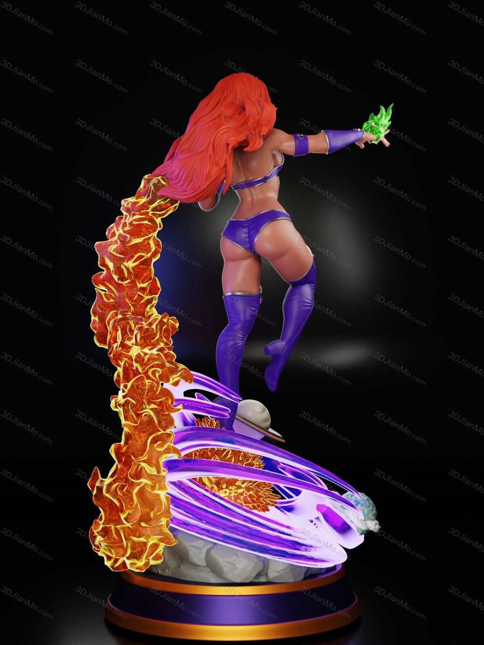 BrunoArt3D DC漫画 泰坦 星火