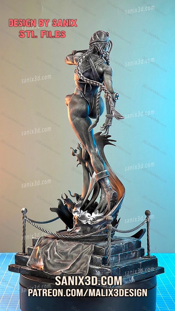 Sanix3d 街头霸王 嘉米