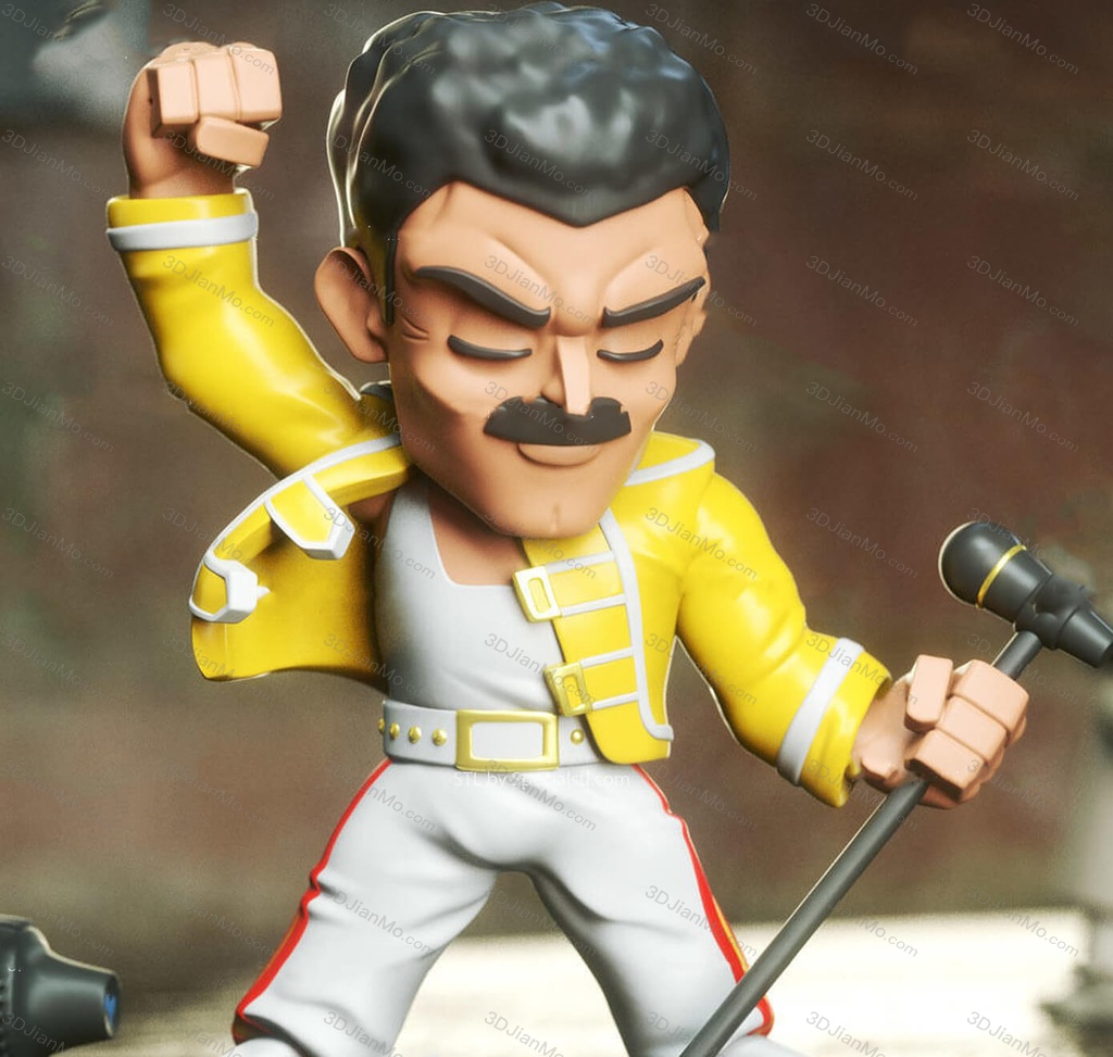 Chibi STL 皇后乐队 佛莱迪·摩克瑞