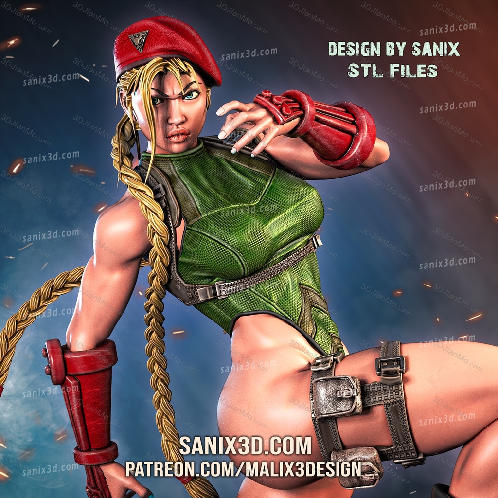 Sanix3d 街头霸王 嘉米