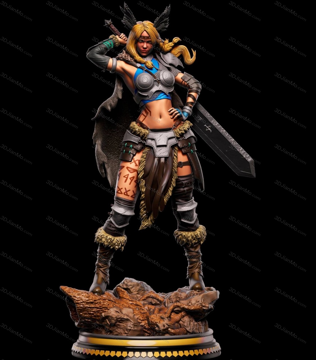 BrunoArt3D 女战士
